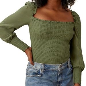 Reformation Pinto Top - Moss, S